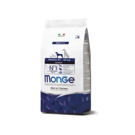 Monge Cão Daily Line Medium Sénior 3Kg