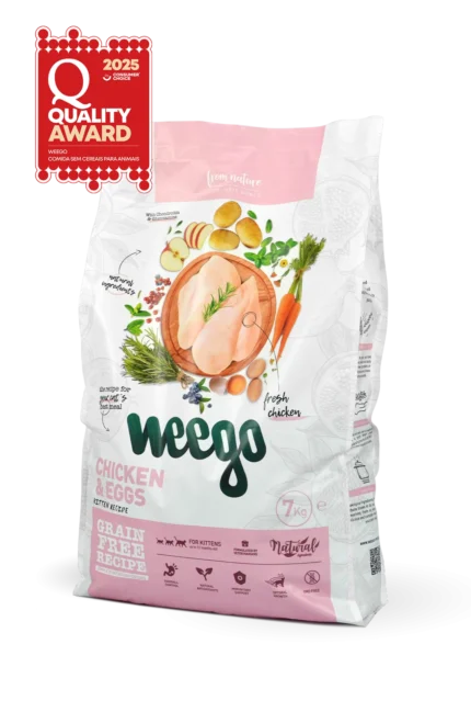 Weego Cat Food Chicken & Eggs 7 KG